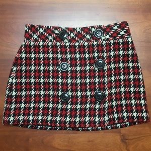 Express Design Studio Plaid Skirt